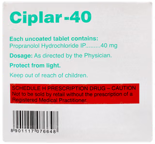 Ciplar 40 Tablet – 15 Tablets