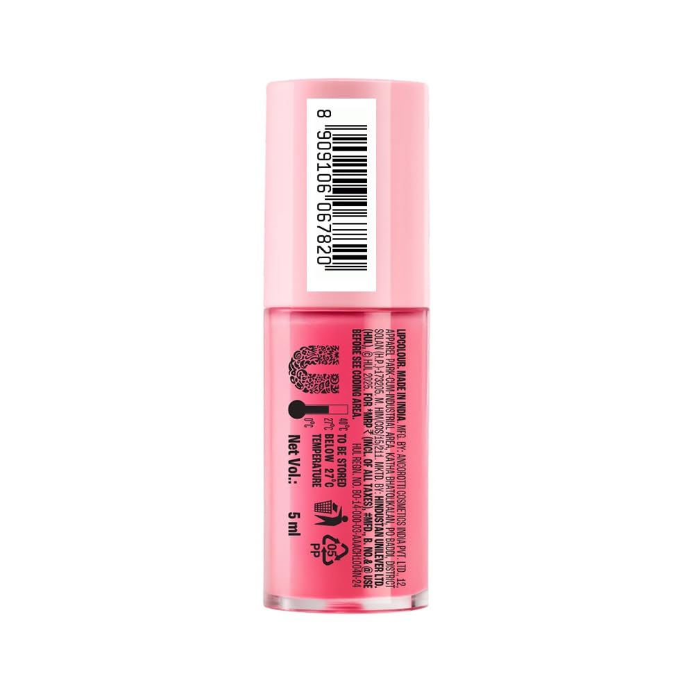Elle 18 Bubblegum Lip Jelly, Lip Gloss - Cherry, Pigmented, Fuller Lips|5 ml