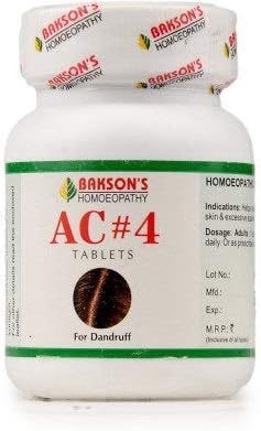 Bakson AC 4 Tablets (Dandruff)