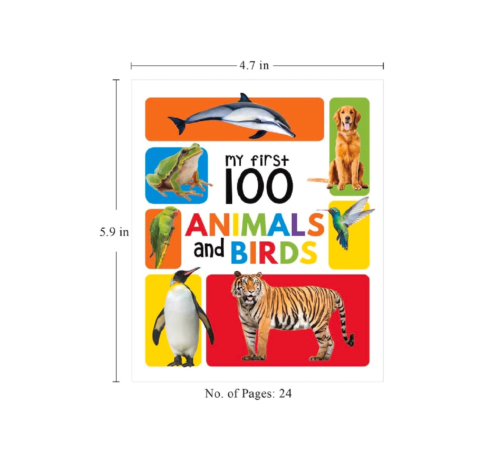 My First 100 Library: Boxset of 5 Early Learning Board Books for Kids | Board book - Coloring Book