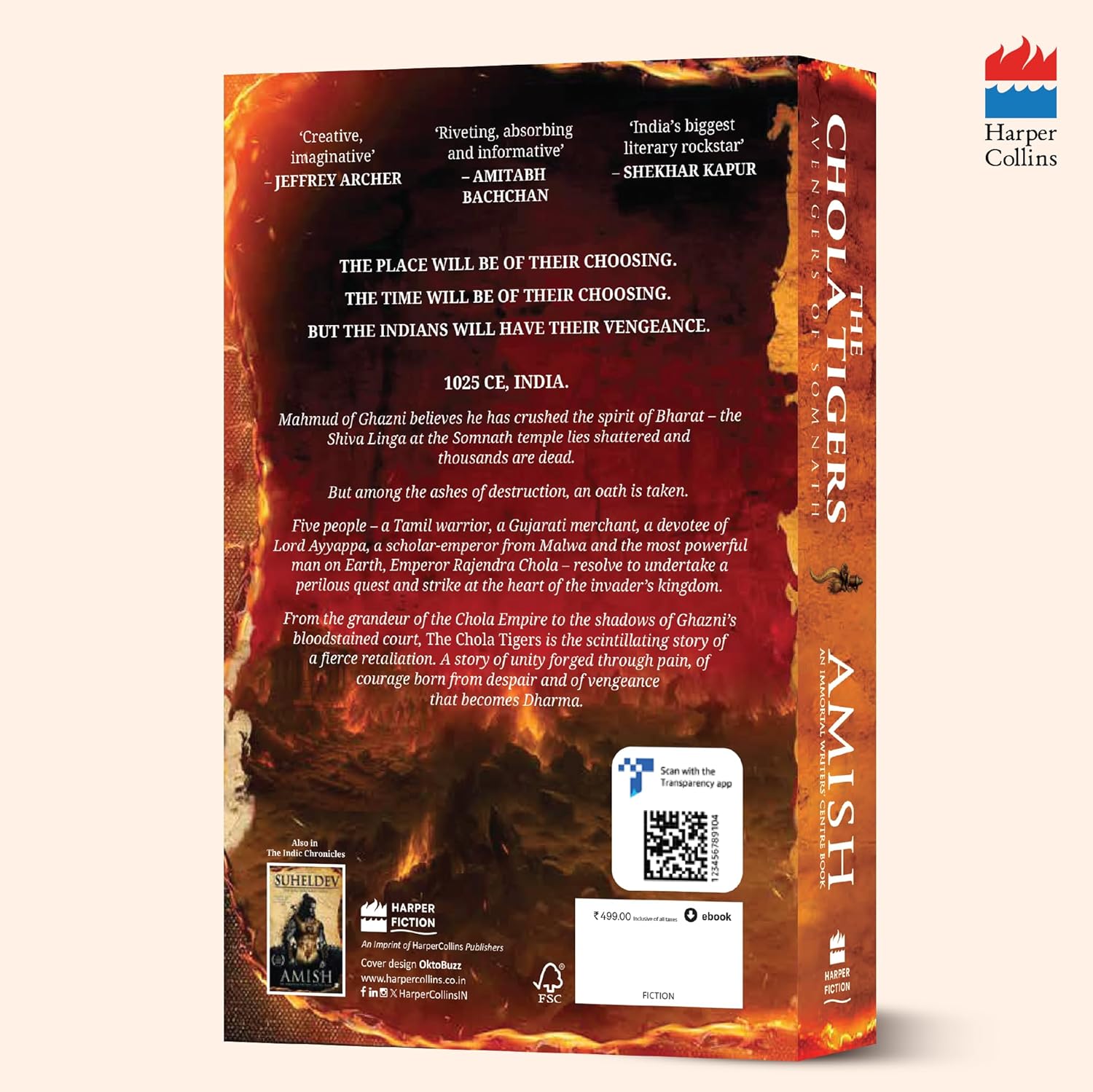 The Chola Tigers: Avengers of Somnath - A Historical Fiction by Amish |  Paperback