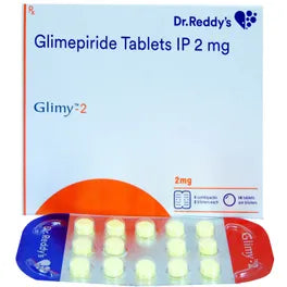 Glimy 2 Tablet – 28 tablet For Type 2 diabetes mellitus