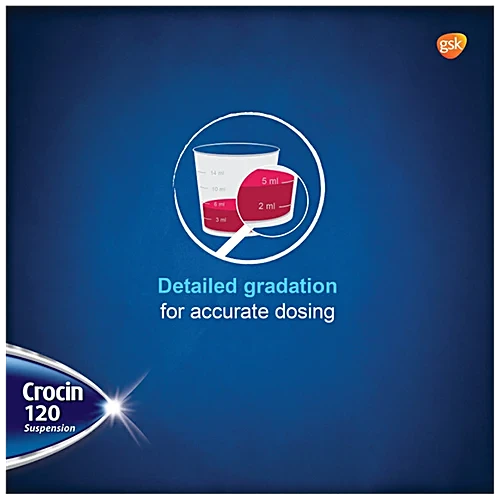 Crocin 120 Suspension Strawberry – 60 ml