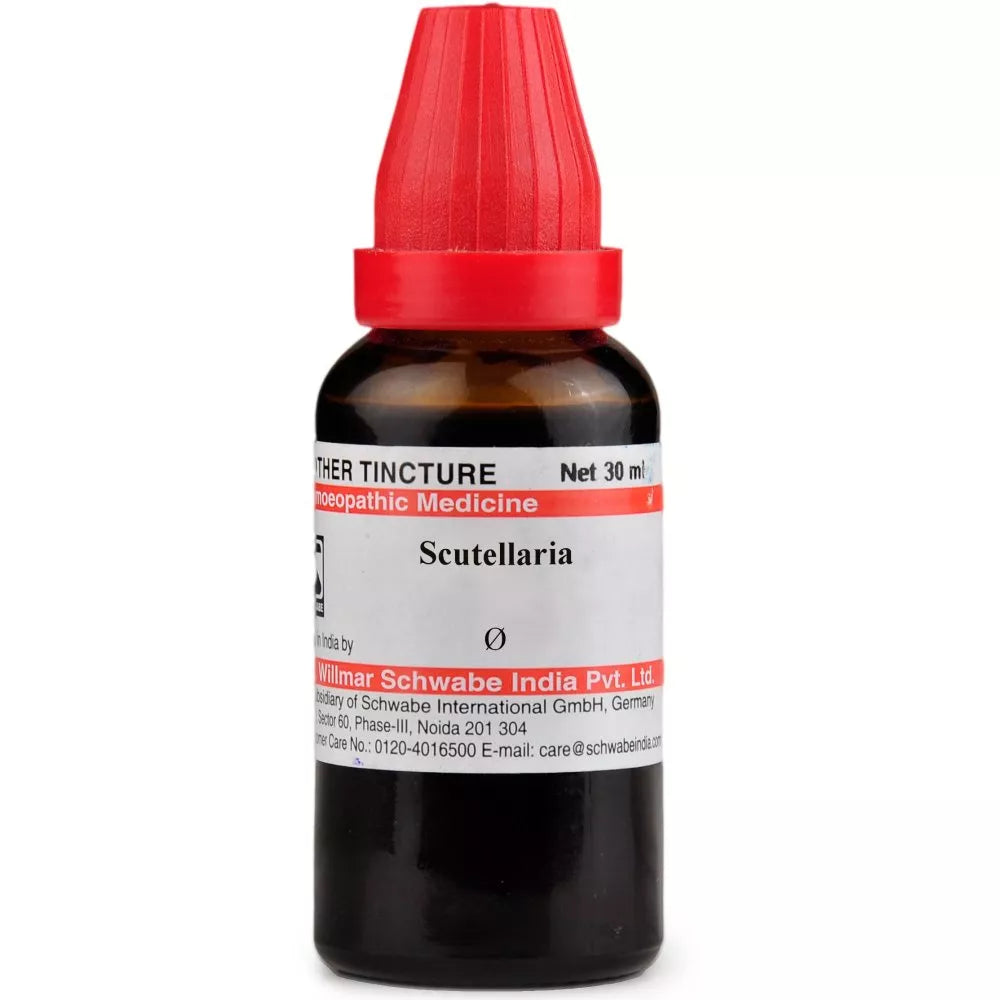 Dr Willmar Schwabe India Scutellaria Mother Tincture 1X (Q) (30ml) for fever swelling migraine kidney disorders