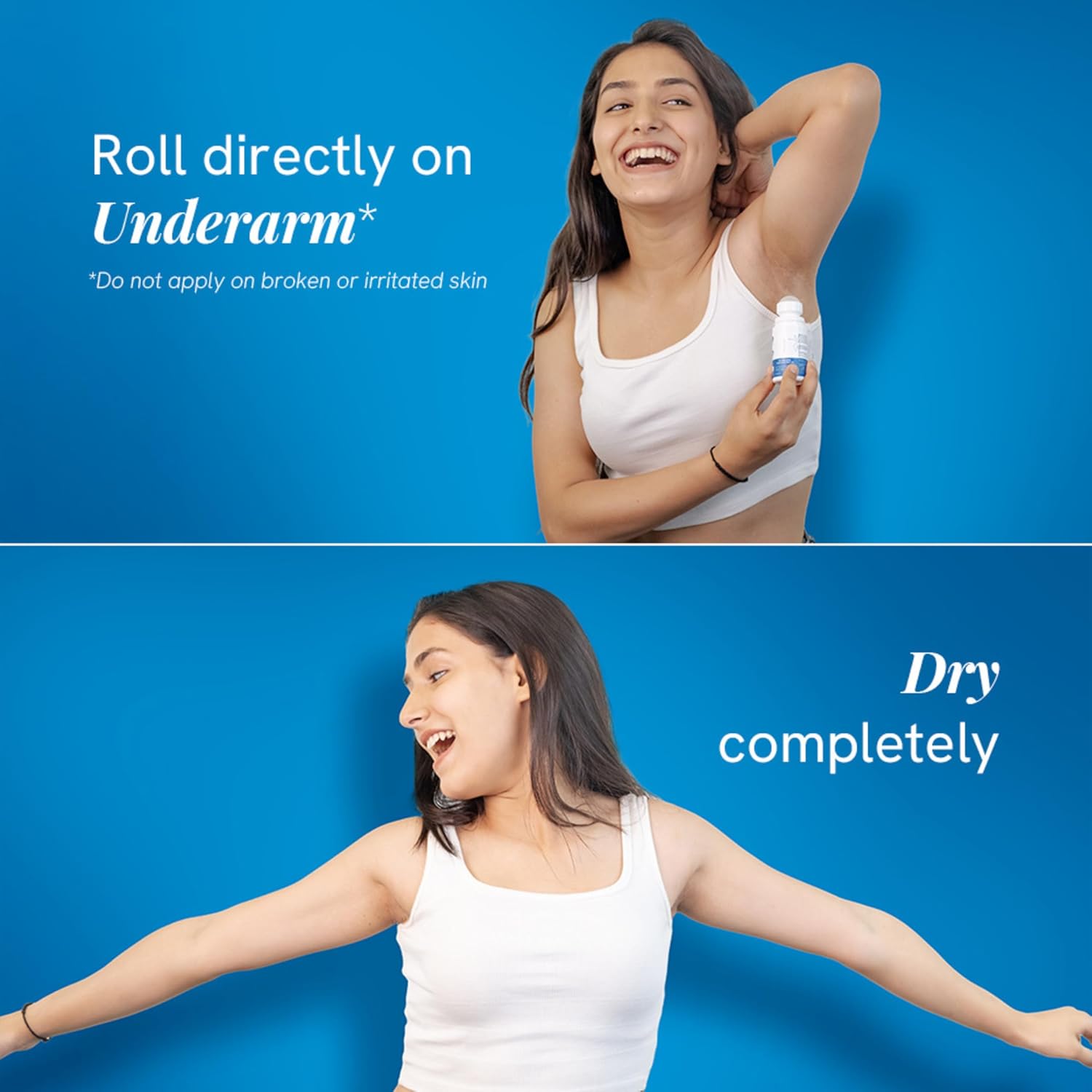 BeBodywise 4% AHA BHA Underarm Roll On - Fragrance Free - 50 ml