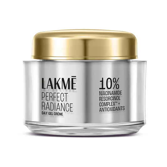 Lakme Perfect Radiance Pigmentation Treatment Day Gel Crème with 10% Niacinamide Resorcinol Complex 7 Antioxidants, 50g
