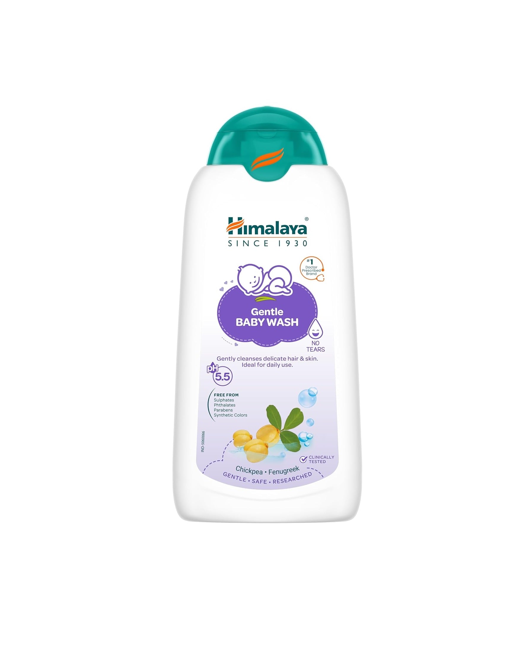 Himalaya Gentle Baby Wash (200ml) – Soap-Free & No Tears Formula