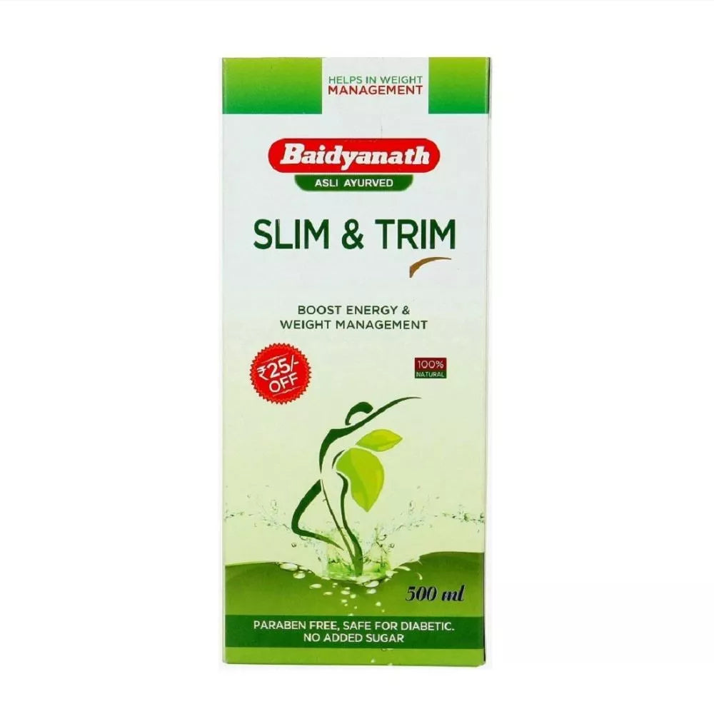 Baidyanath Slim and Trim Juice (500ml) for Boosts General Metabolism, Improves digestion