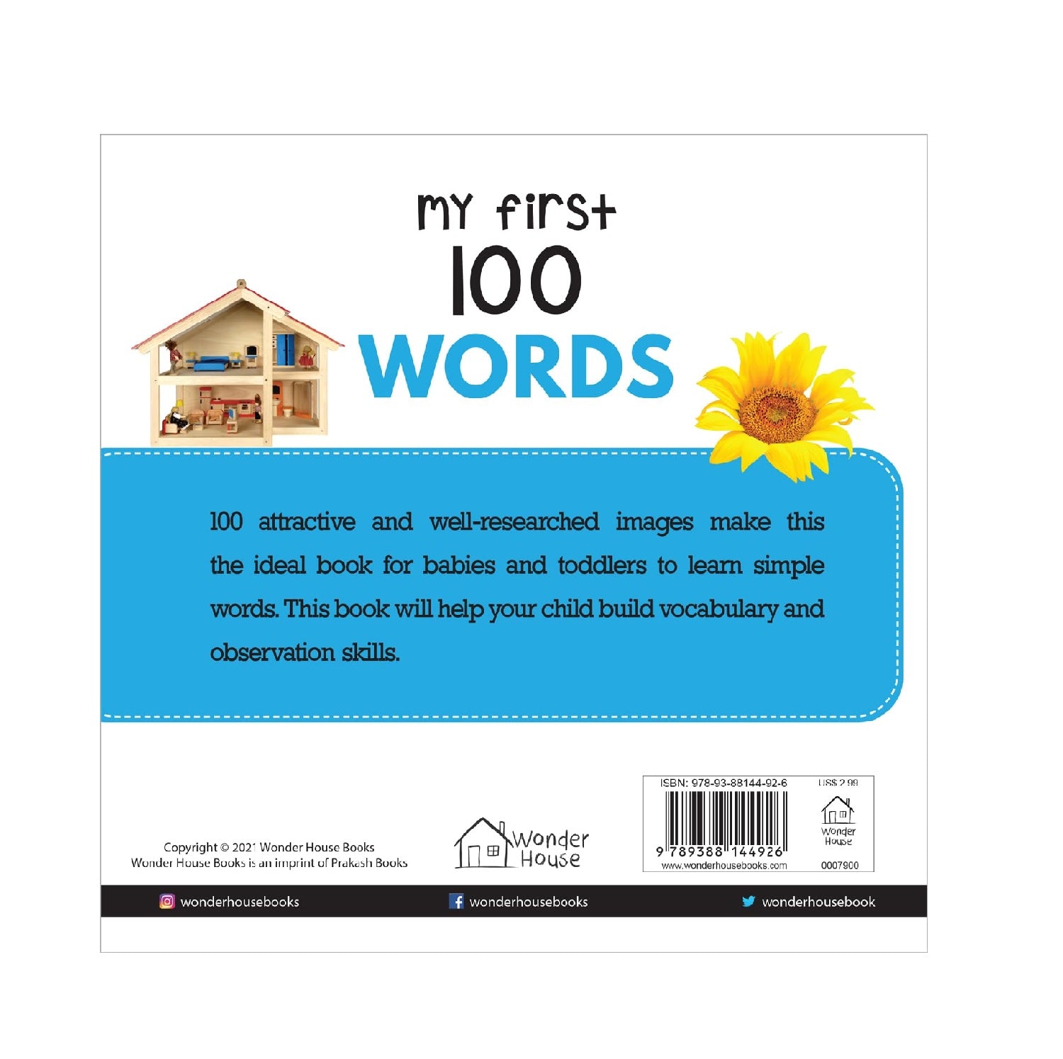 My First 100 Words : Early Learning Books for Children Hardcover