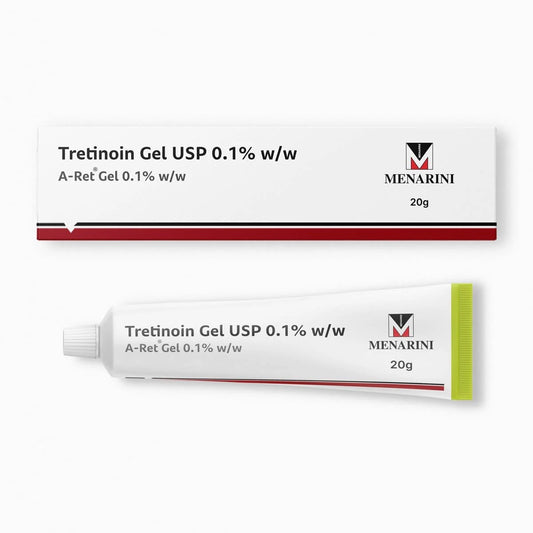 A Ret 0.1% Gel (20gm) For Acne, Wrinkles, Skin Spots, Rough Skin