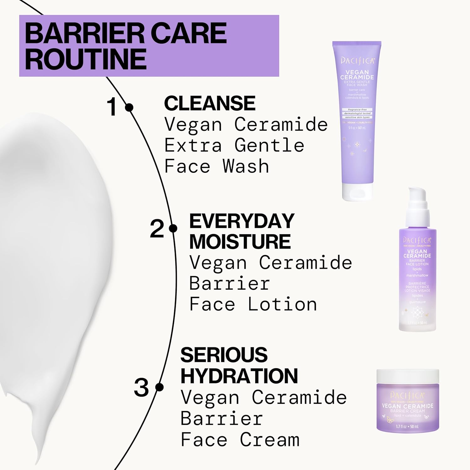 Pacifica Beauty Ceramide Barrier Repair Daily Facial Moisturizing Cream