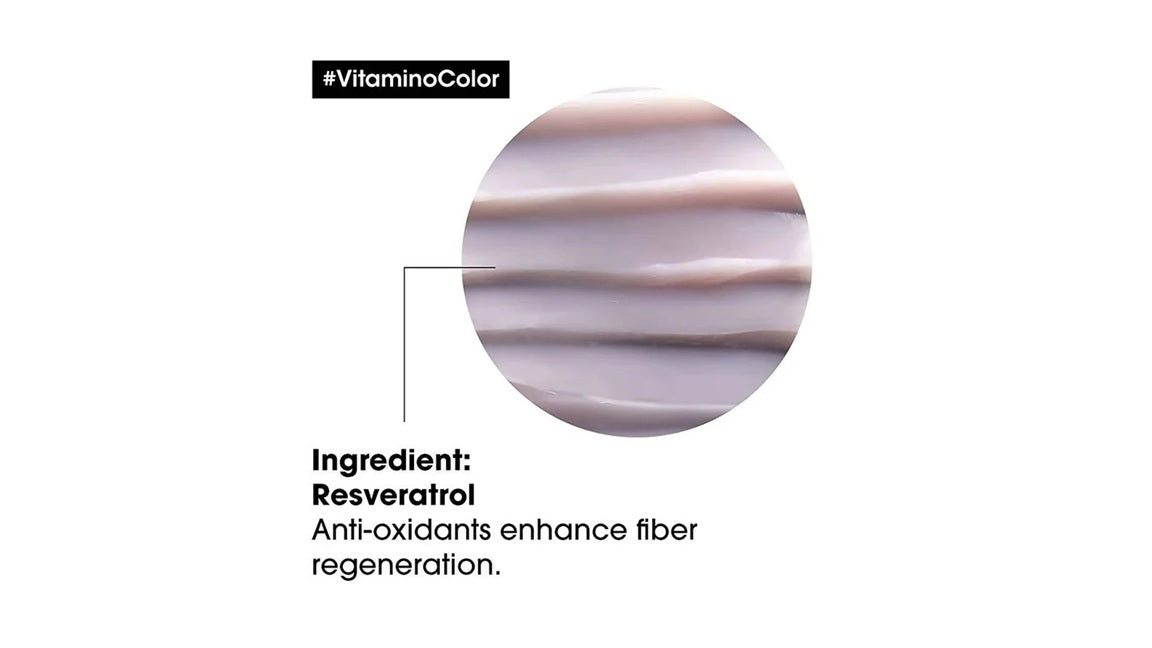 LOreal Paris Vitamino Color Hair Mask With Resveratrol For Color-Treated Hair, Serie Expert - 250 gm