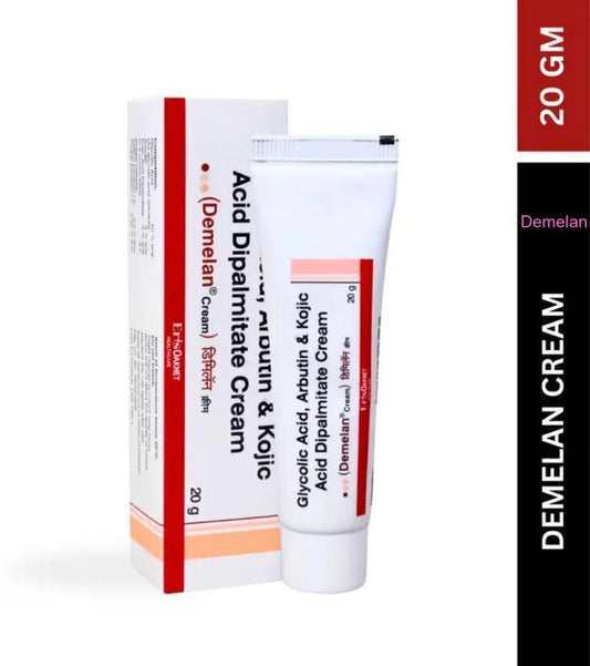 Demelan Cream (20gm) For Skin Pigmentation, Eczema, Dark Patches