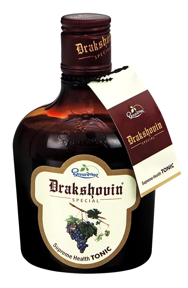 Dhootapapeshwar Drakshovin Special Tonic 330 ml for Boosts memory, Digestive Disorders