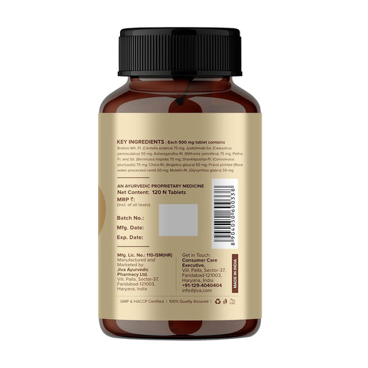Jiva Ayurvedic Stress Free Tablets (120 Tablets)