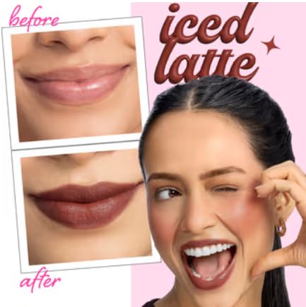Nykaa Cosmetics Aqua Jelly Lip & Cheek Multi-use Water Tint - Iced Latte (10ml)