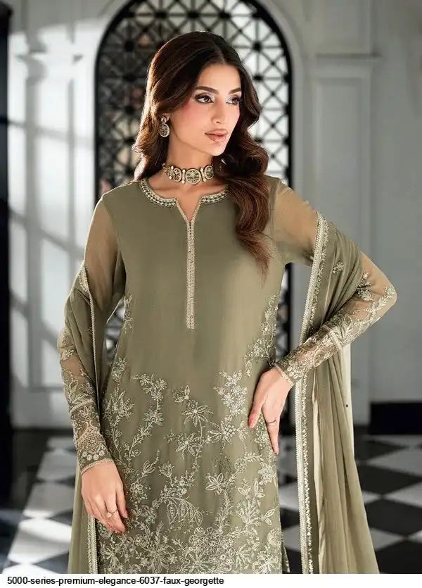 5000 SERIES PREMIUM ELEGANCE 6037 FAUX GEORGETTE