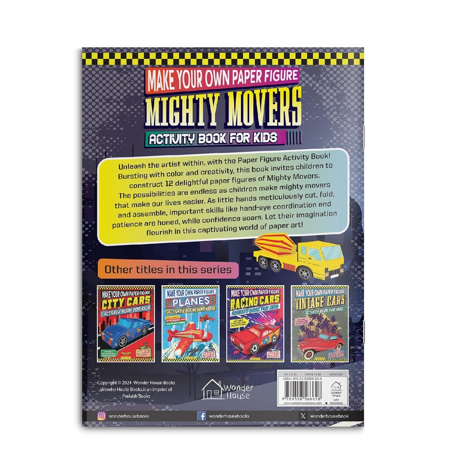Make Your Own Paper Figure – Mighty Movers & Planes  Combo of 2 Books