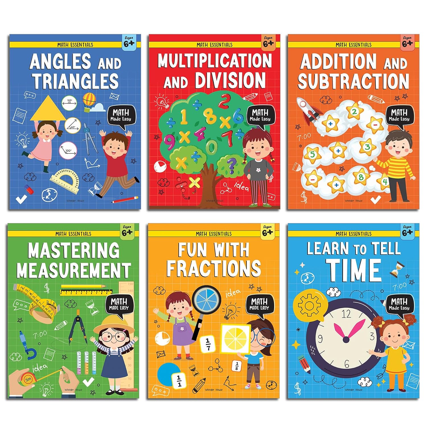 Math Made Easy Maths Essentials Paperback Book Series Combo