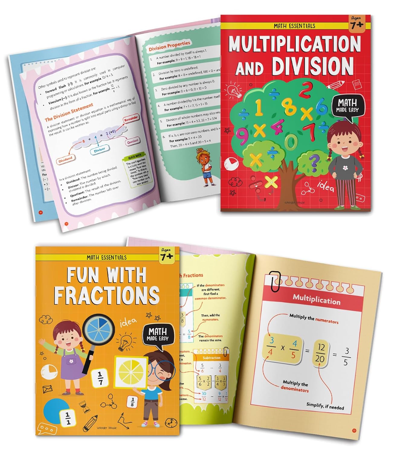 Math Made Easy Maths Essentials Paperback Book Series Combo