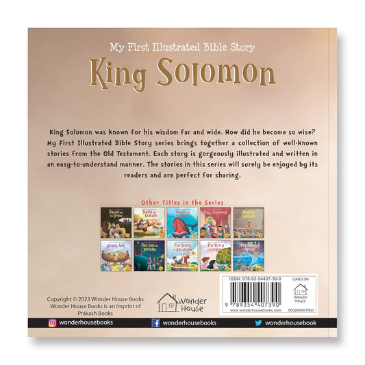 My First Illustrated Bible Story: King Solomon Paperback  Book