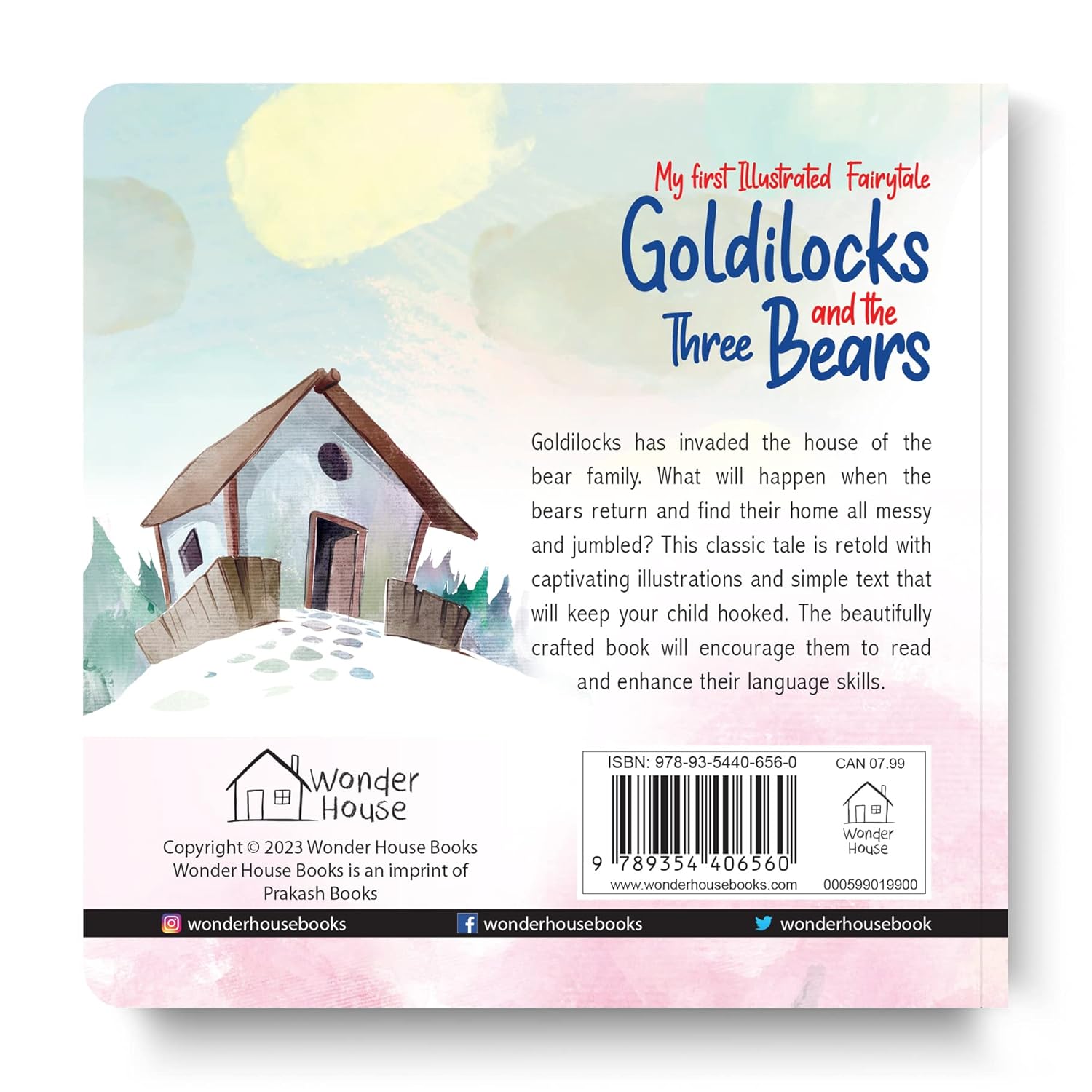 My first Illustrated Fairytale Board Book - Goldilocks and the Three Bears Board Book