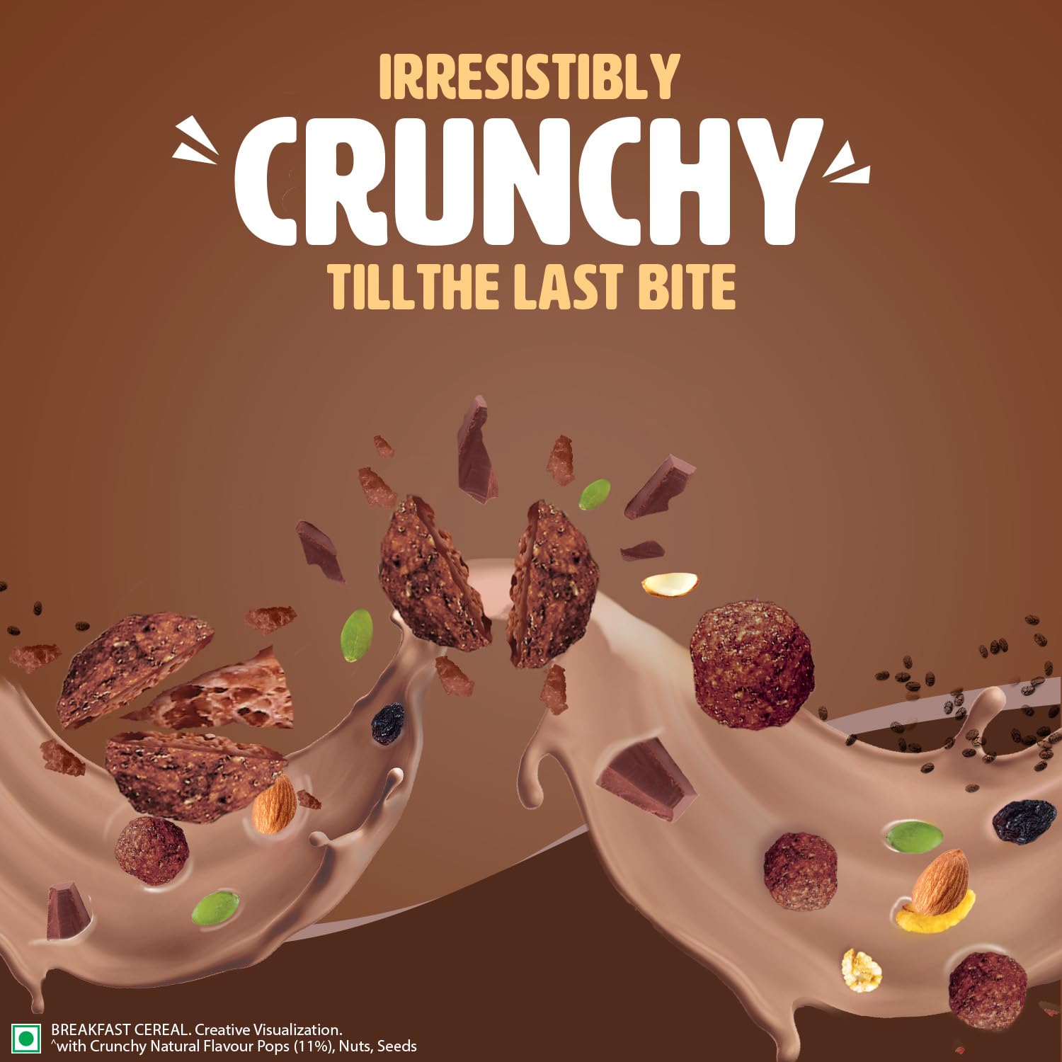Saffola Muesli Choco Crunch with Flavour Pops, 400 gm/450 gm |