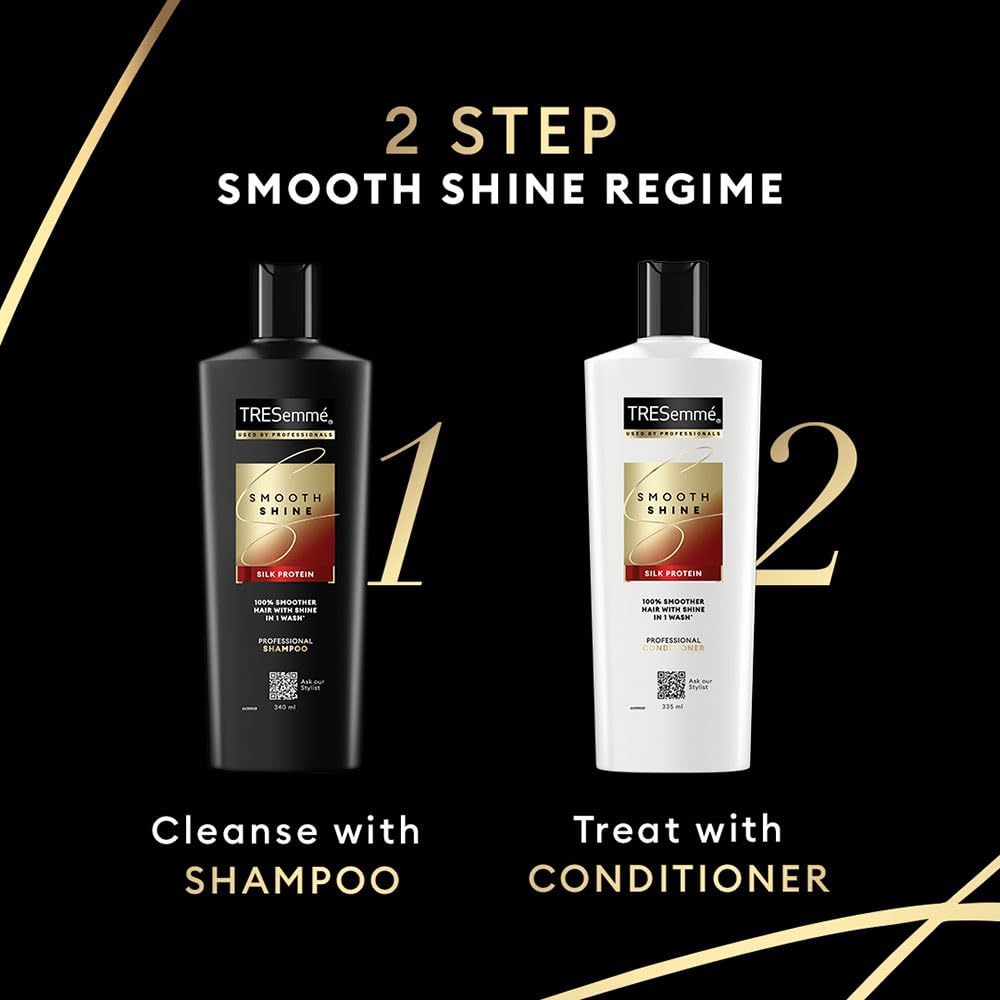 TRESemme Smooth Shine Shampoo 580ml With Vitamin H and Silk Protein
