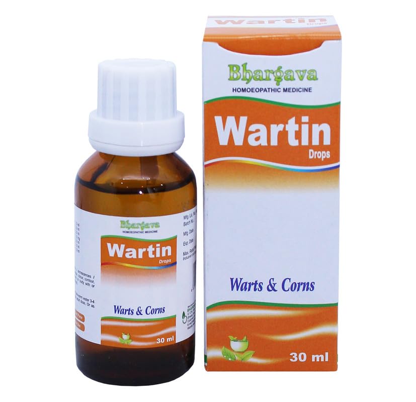 Dr. Bhargava Wartin Drops (30ml) For Warts, Polypus, corns, brown spots, eruptions