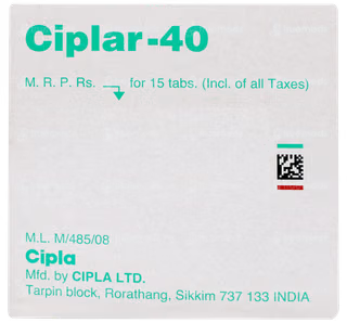 Ciplar 40 Tablet – 15 Tablets