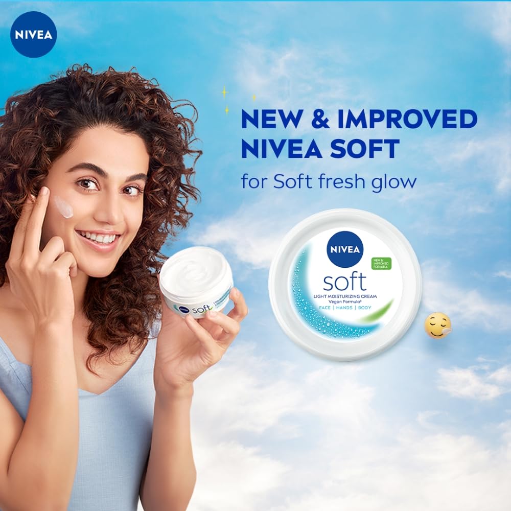 Nivea Soft Daily UV Light Moisturising Cream - 50 ml