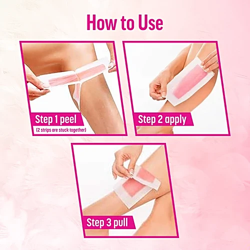 Veet Ready-to-use, Easy Grip Wax Strips For Dry Skin, 20 pcs