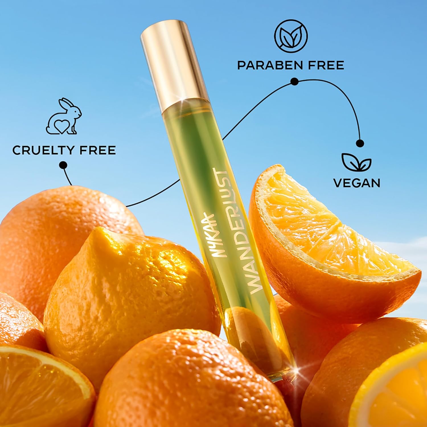 Nykaa Wanderlust Summer in Amalfi Eau De Parfum I Travel size, mini Perfume for Women – 16 ml I Mandarin and Basil Perfume |