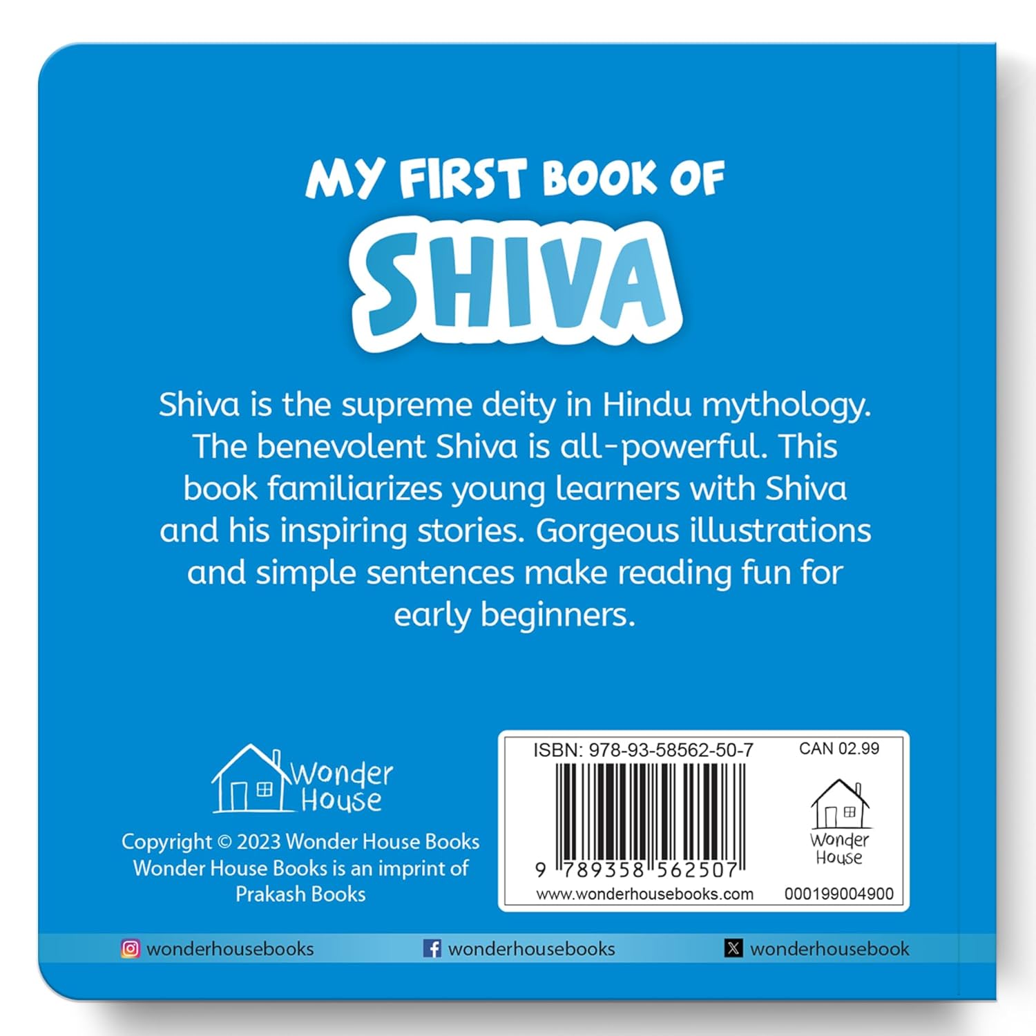 My First Book of Shiva – Illustrated Board Book for Kids
