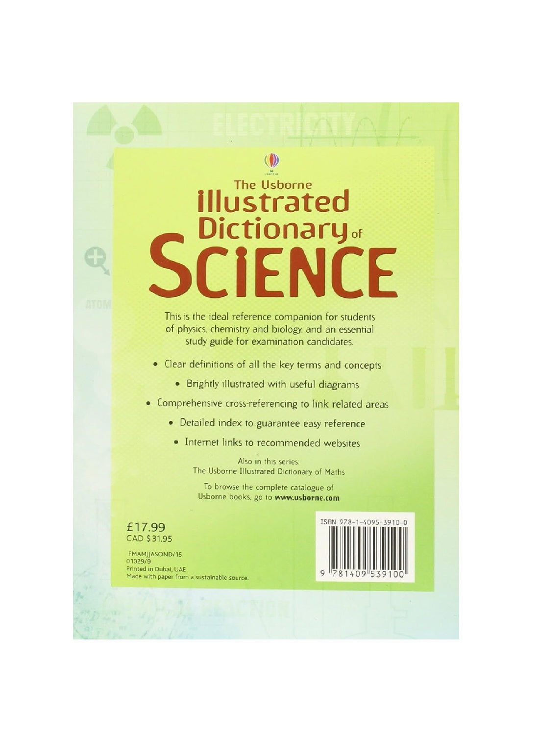 Illustrated Dictionary of Science Paperback