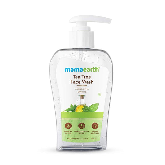 Mamaearth Tea Tree Face Wash for Acne & Pimples - 250 ml