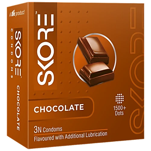 Skore Condoms - Chocolate, 3 pcs