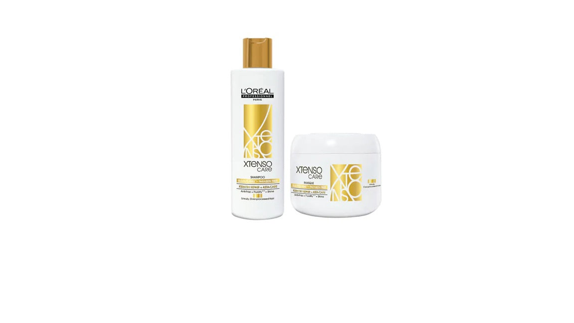 Loreal Paris Professionnel Xtenso Care Shampoo & Mask Combo 250ml + 196gm