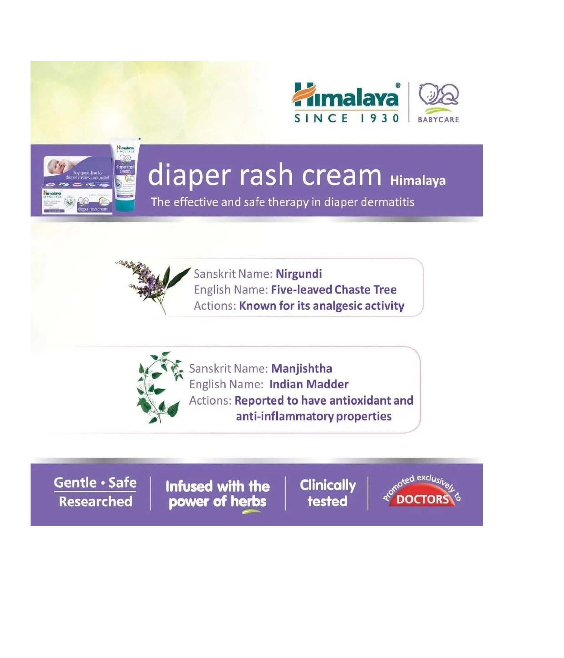 Himalaya Diaper Rash Cream (20g) – Fast Healing & Soothing Care