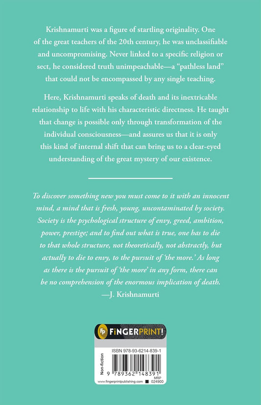 On Living and Dying (Paperback)