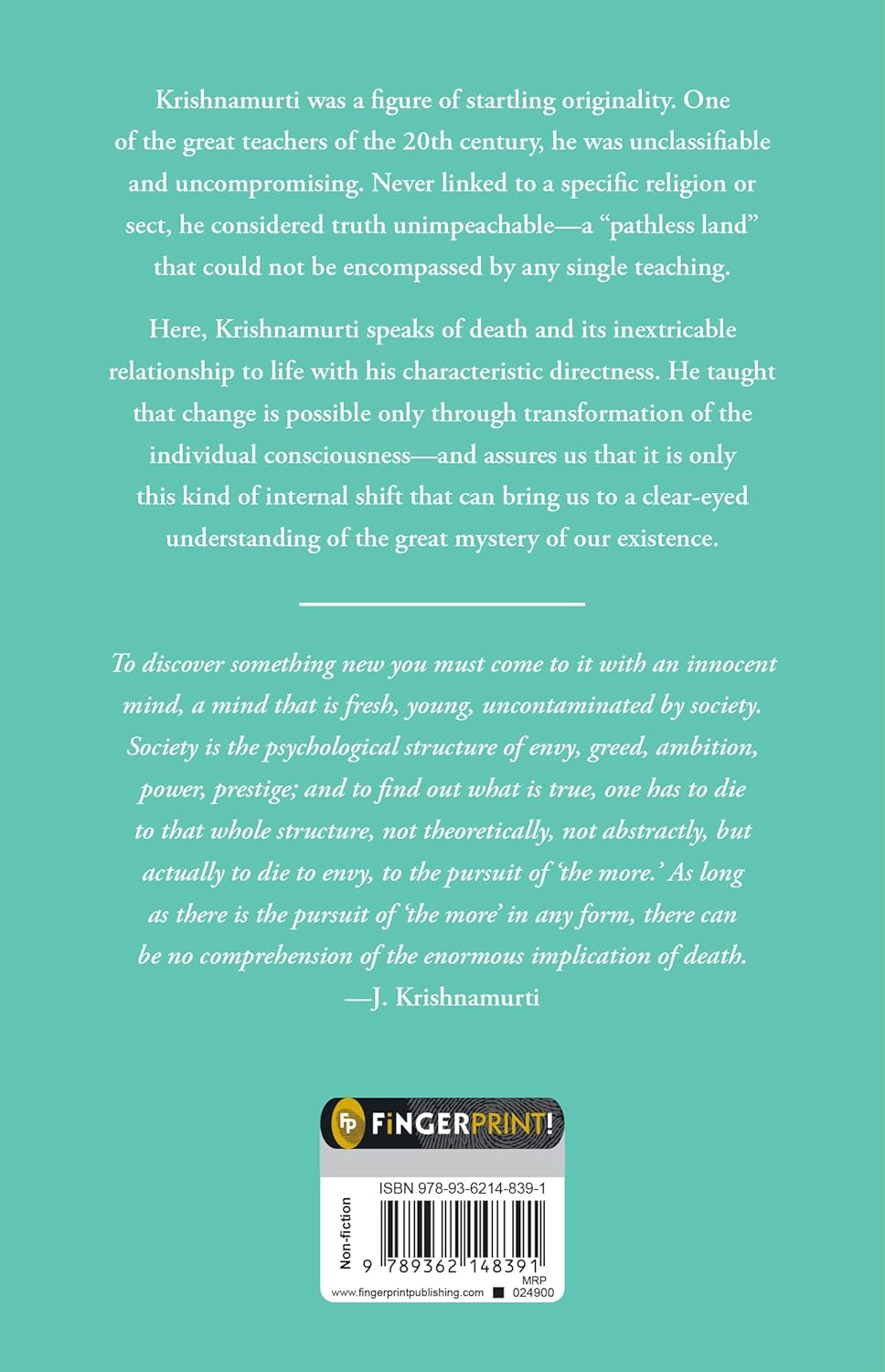 On Living and Dying (Paperback)
