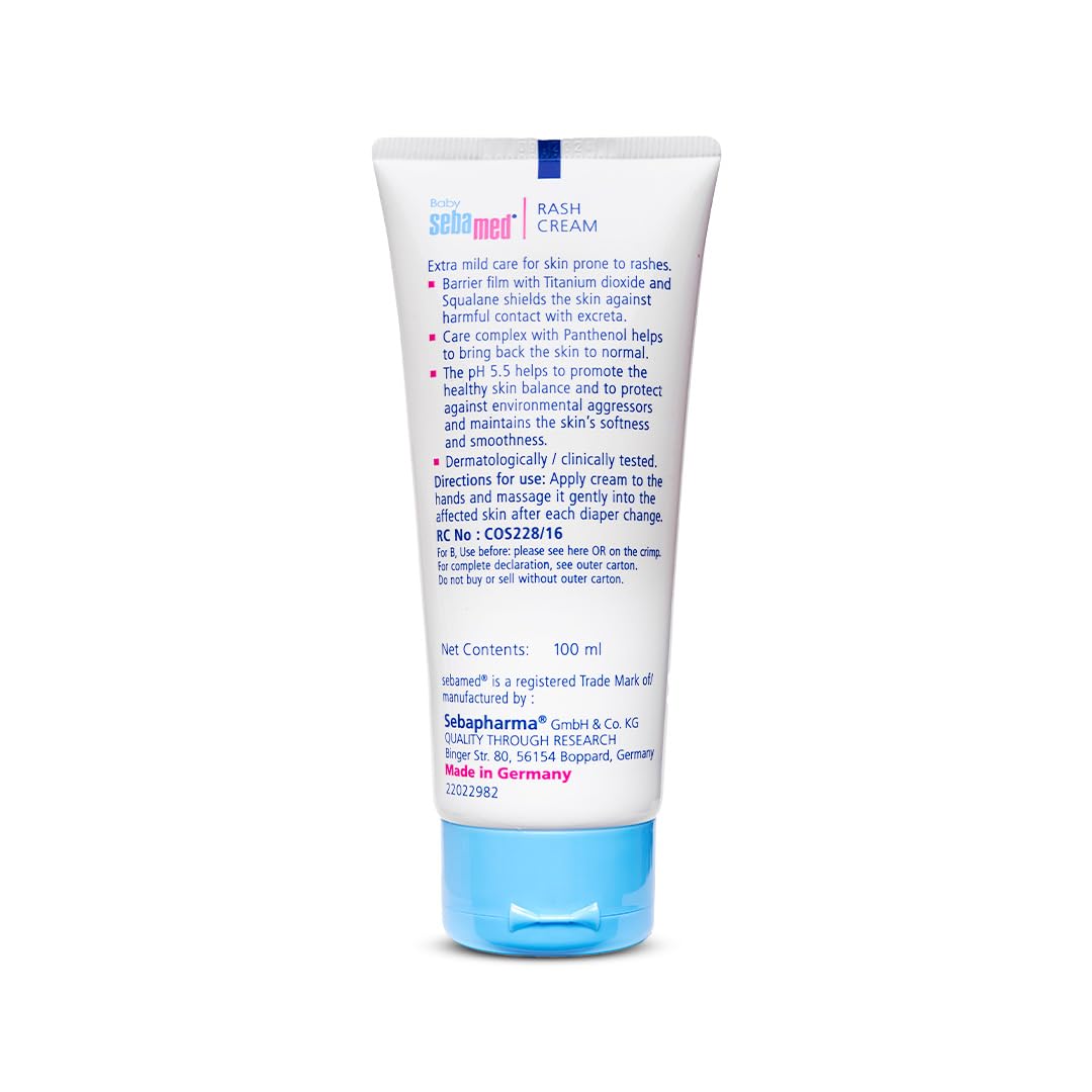 Sebamed Baby Rash Cream For Kids PH 5.5 100ML