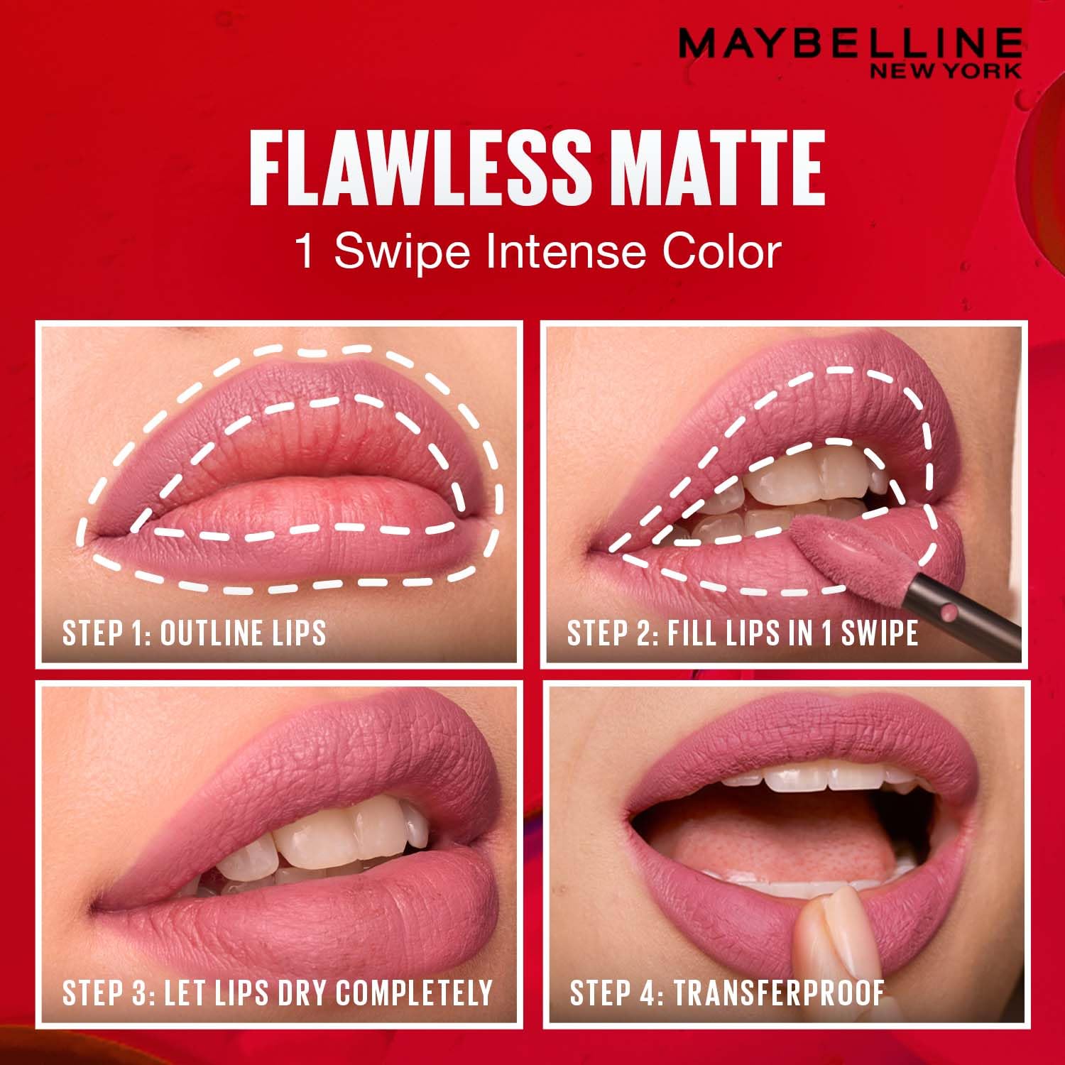 Maybelline New York SuperStay Matte Ink Liquid Lipstick - 15 Lover, Highly pigmented, Transfer Proof & Fade Proof. Maybelline New York SuperStay Matte Ink Liquid Lipstick Lasts Up To 16 Hour | 5ml
