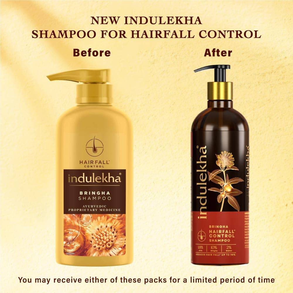 Indulekha Bringha Shampoo|| Proprietary Ayurvedic Medicine for Hairfall|| 580ml