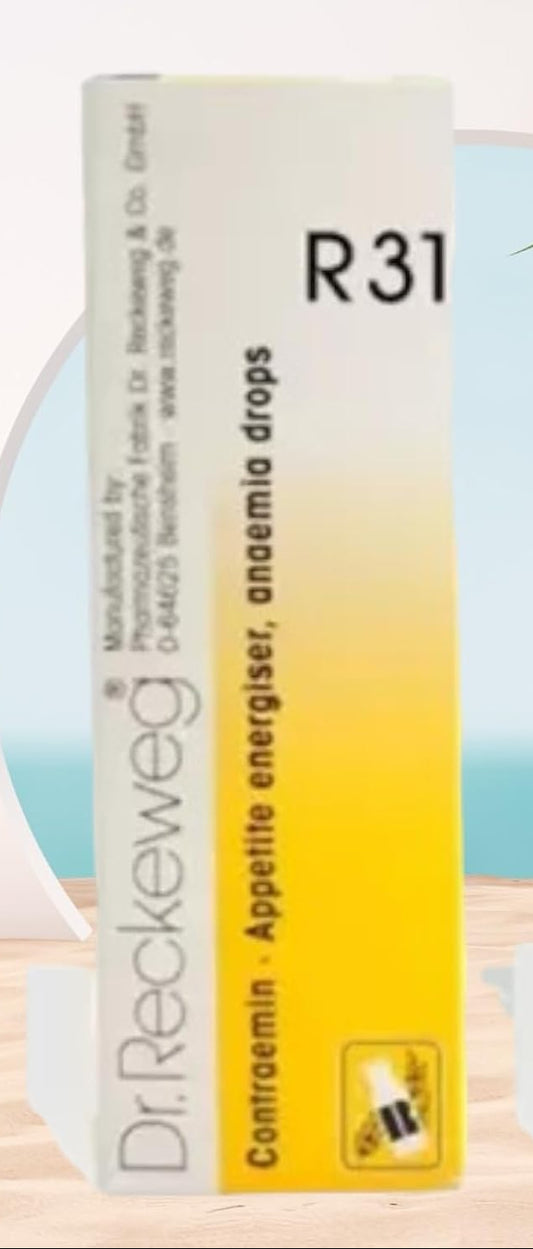 Dr Reckeweg R31 Homeopathic Medicine 22 ml for Heart Disease Heart care Gastrointestinal