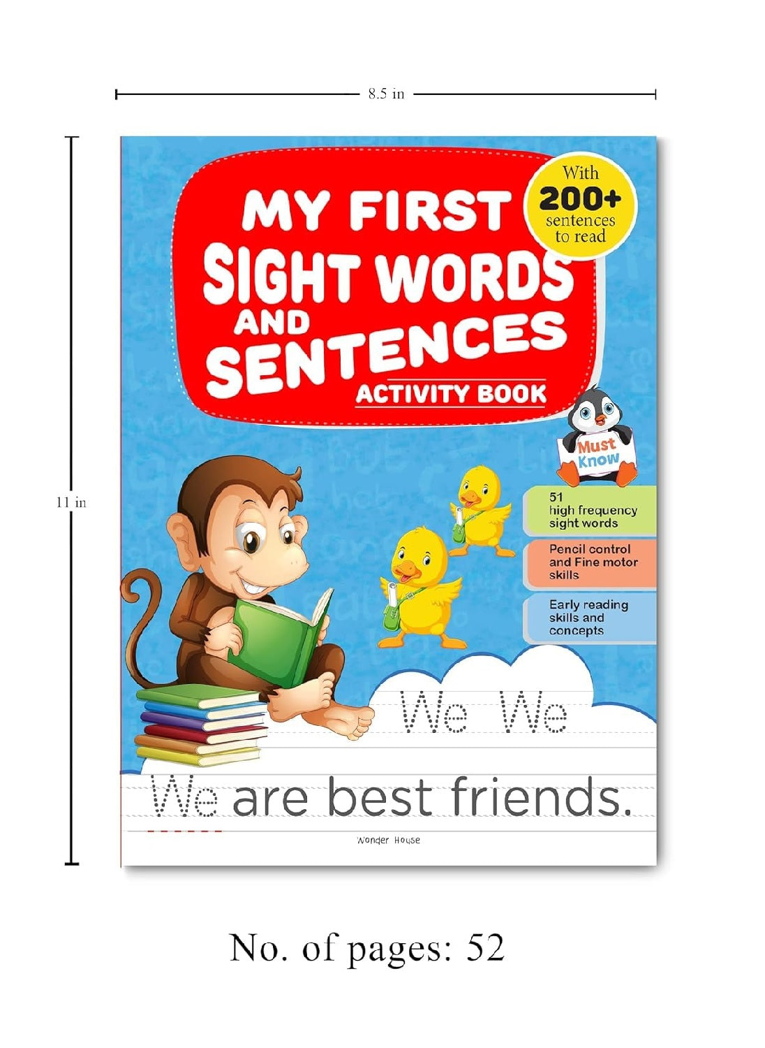 My First Sight Words and Sentences: Activity Book for Children | Paperback – Picture Book