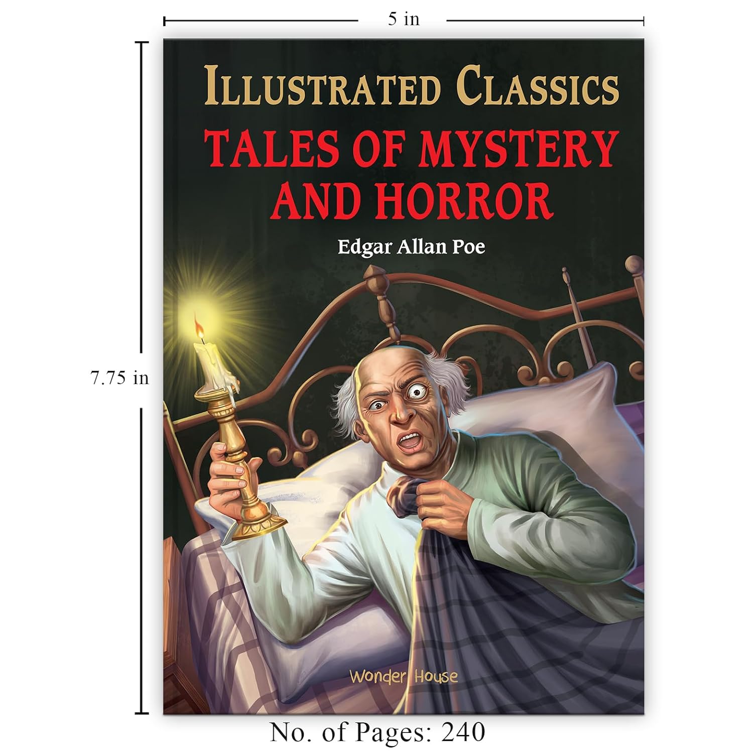 Tales of Mystery and Horror : Illustrated Abridged Children Classic English Novel with Review Questions (Hardback) Book