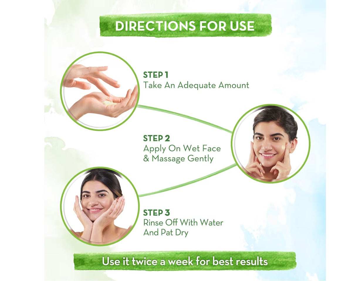 Mamaearth Multani Mitti Face Wash With Multani Mitti & Bulgarian Rose - 50 ml