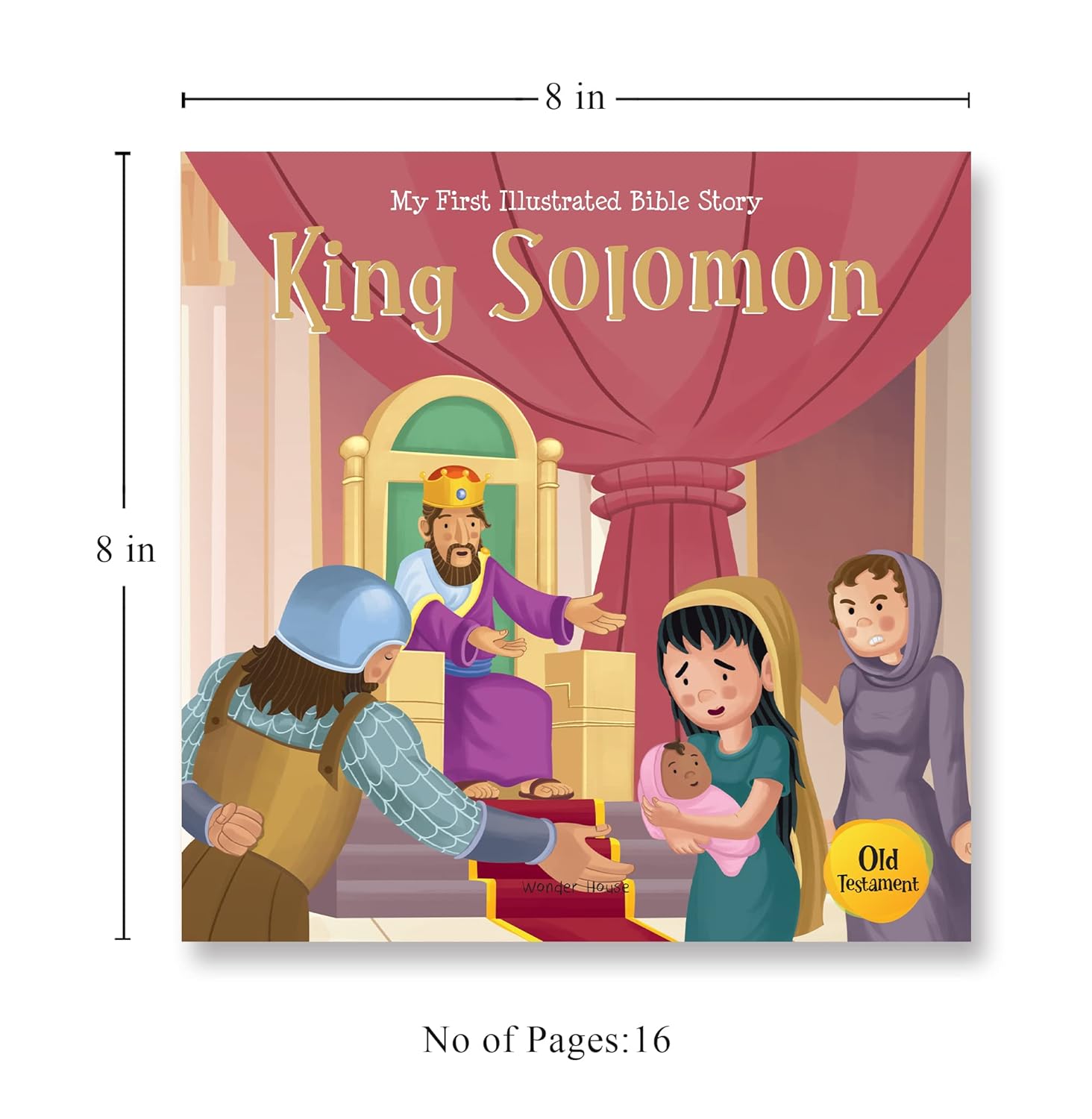 My First Illustrated Bible Story: King Solomon Paperback  Book