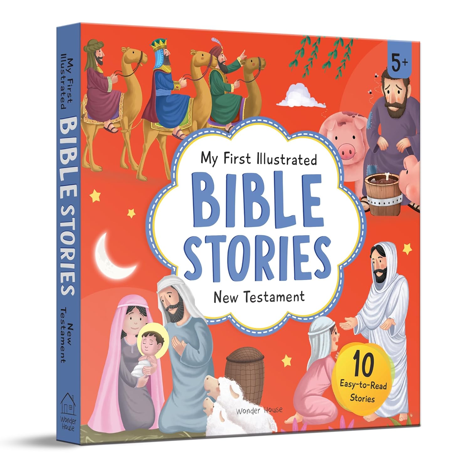 My First Illustrated Bible Stories: New Testament Hardcover Book